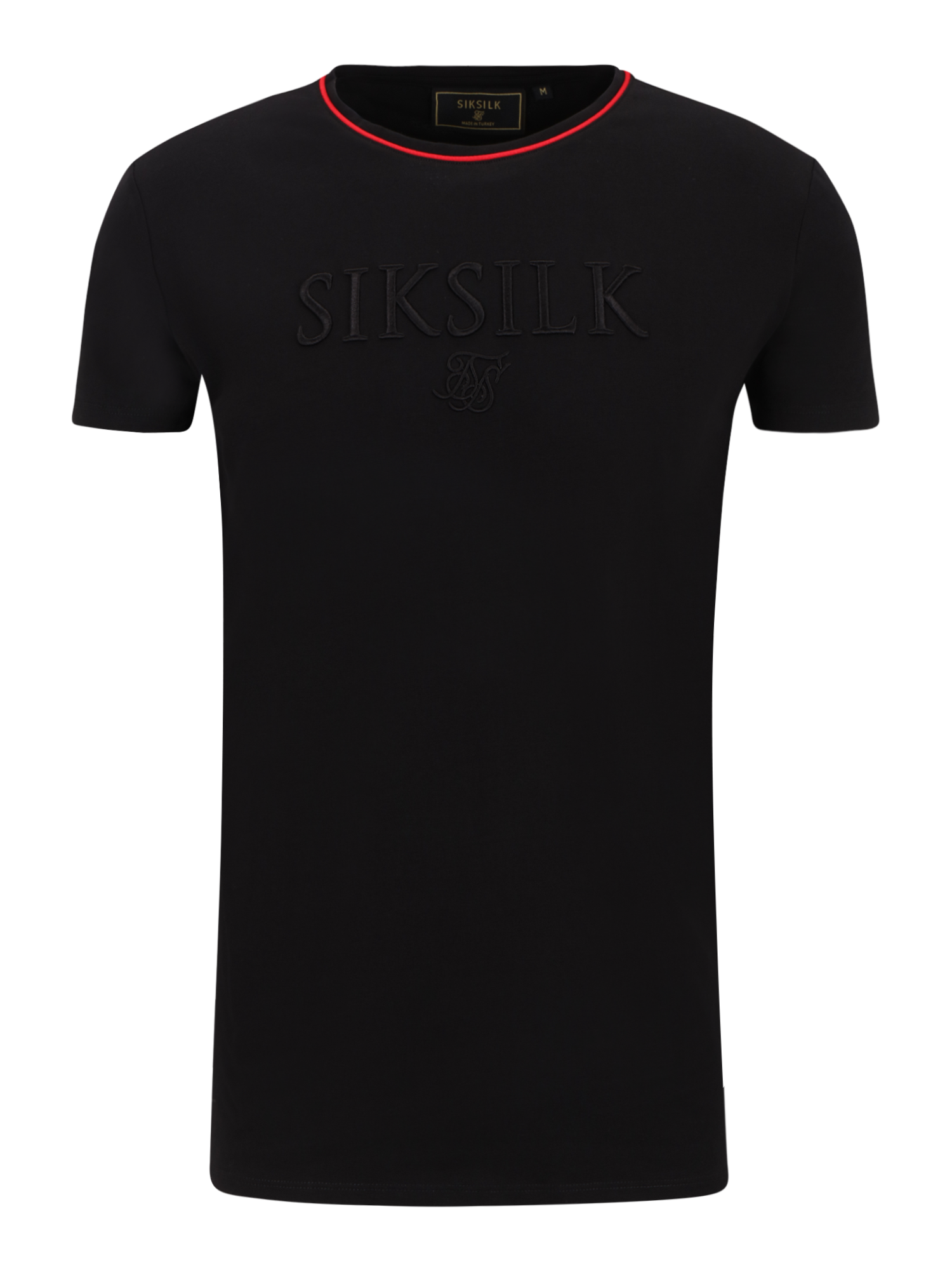 SikSilk Koszulka w kolorze Czarnym 