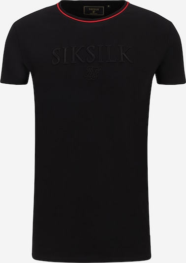 SikSilk Shirt in de kleur Rood / Zwart, Productweergave