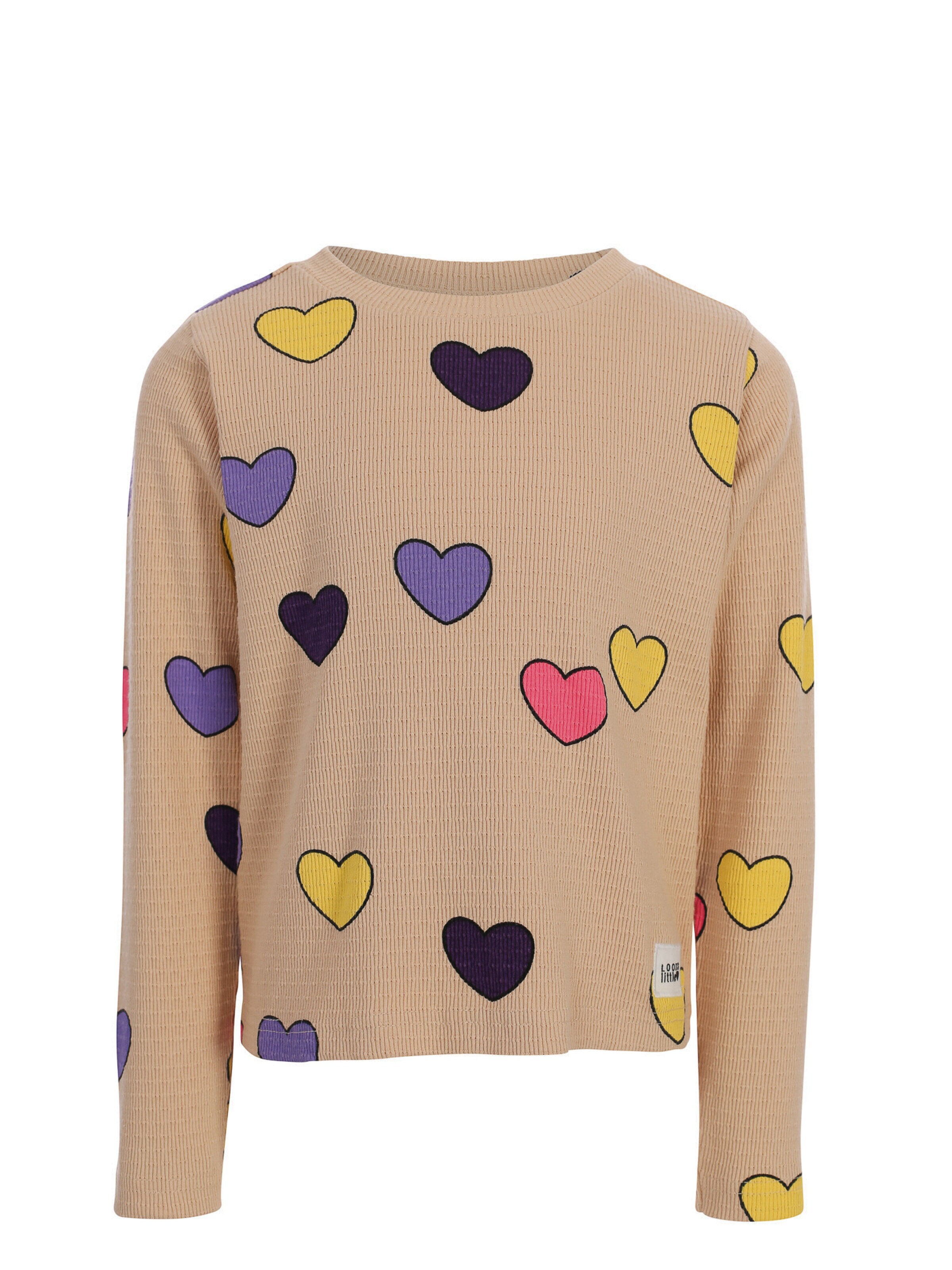 Looxs Revolution Shirt in Beige: voorkant