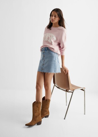 MANGO TEEN Sweatshirt 'Sunset' i rosa