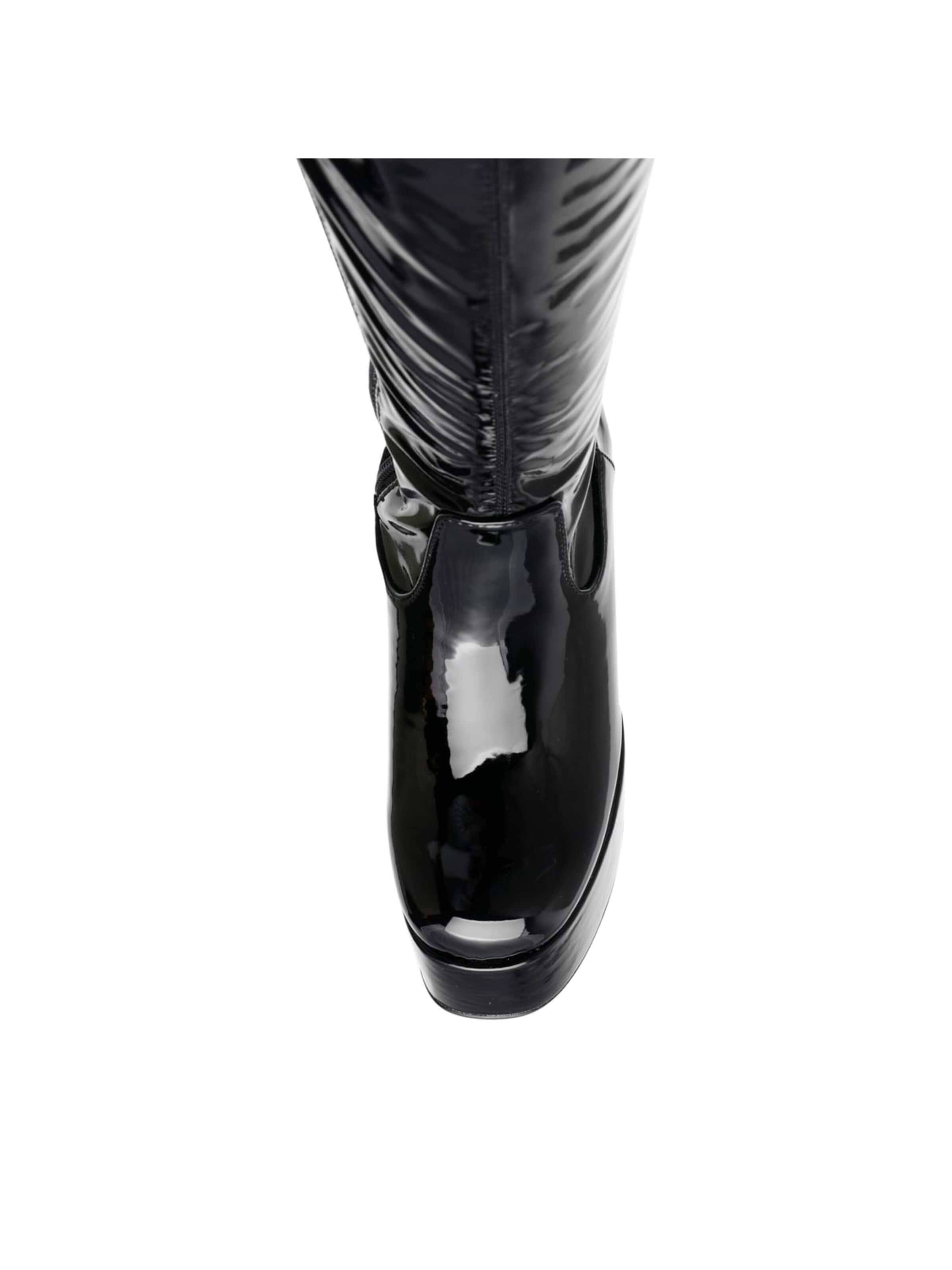 Bottes 'ANNEXED BLK PATENT' STEVE MADDEN en noir