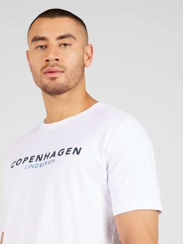 Lindbergh Tričko 'Copenhagen' – bílá