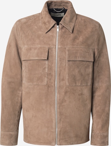 DRYKORN Välikausitakki 'KOSAN 10' värissä ruskea: etupuoli