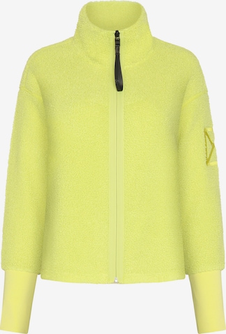 Veste en polaire fonctionnelle 'ALEXA' Didriksons en jaune : devant