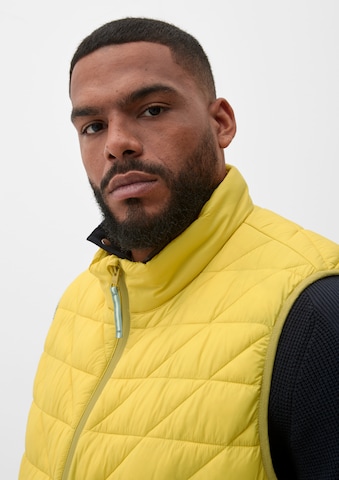 s.Oliver Men Big Sizes Vest in Yellow