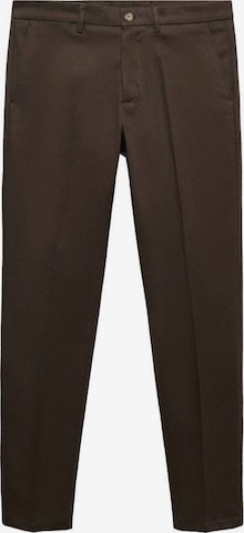 MANGO MAN Pants 'Dublino' in Brown: front