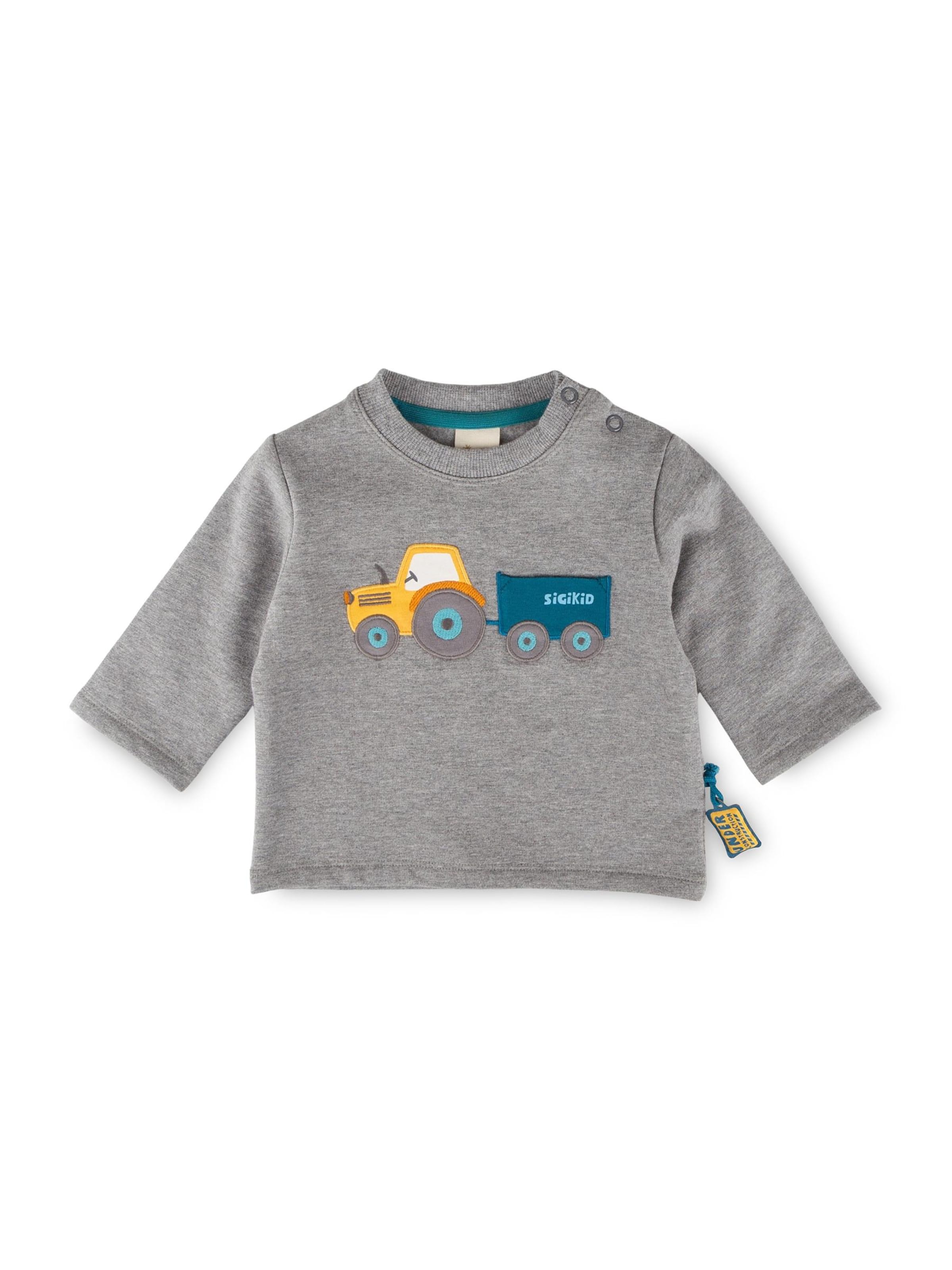 SIGIKID Pullover 'Sweatshirt Blue & Bright'‌‌‌‌‌‌‌‌‌‌ in Grau: Vorderseite