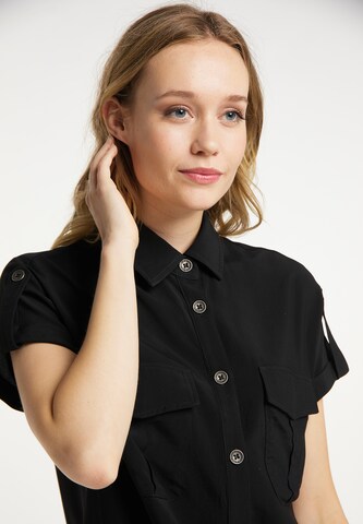 Camicia da donna di DreiMaster Vintage in nero