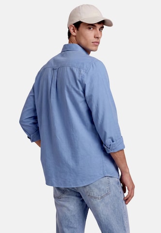 zero Regular fit Button Up Shirt in Blue