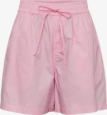 PIECES Trousers 'Ava' in Pink: front
