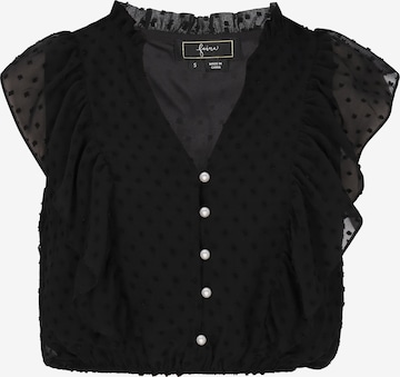 faina Blouse in Black: front
