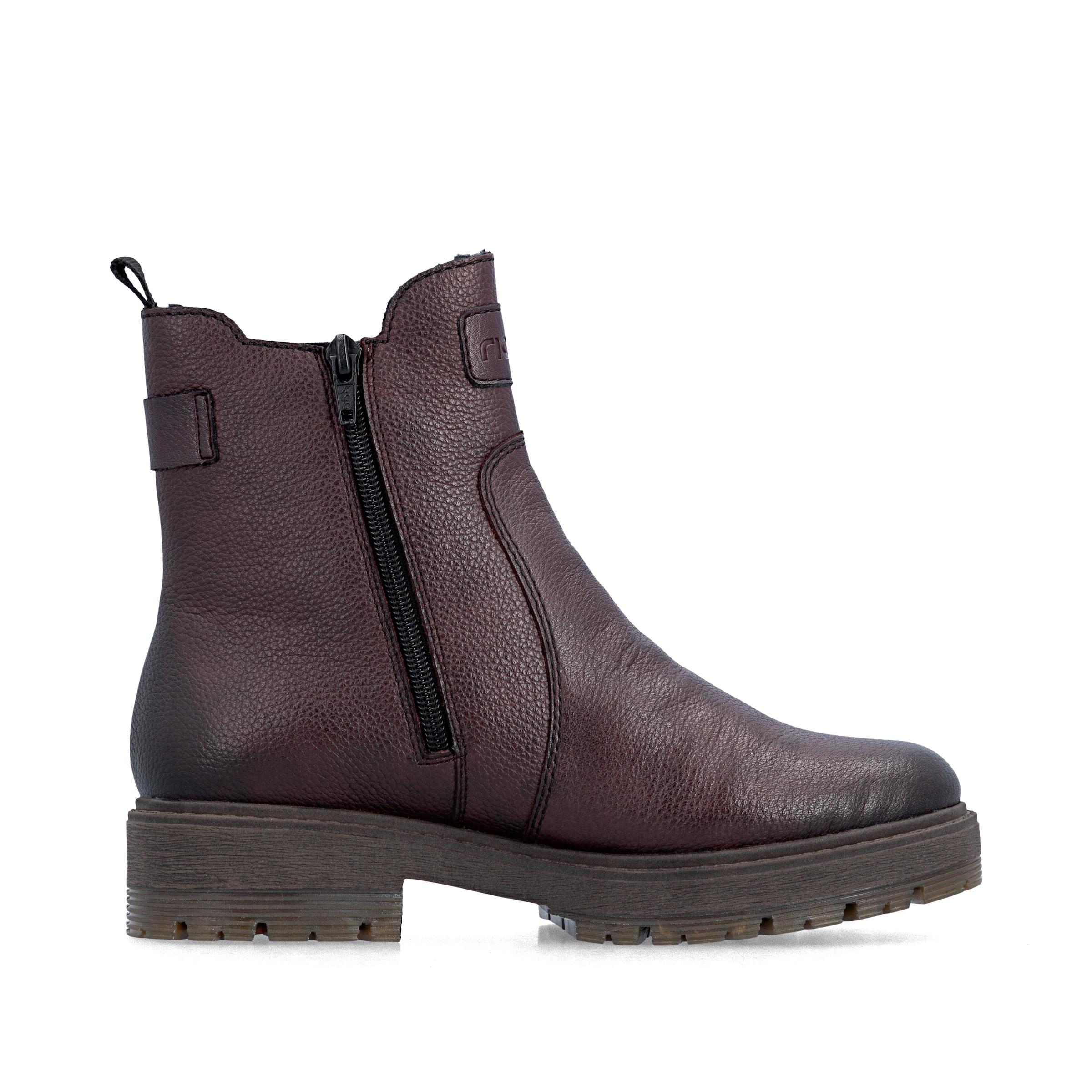 Bottines Rieker en rouge
