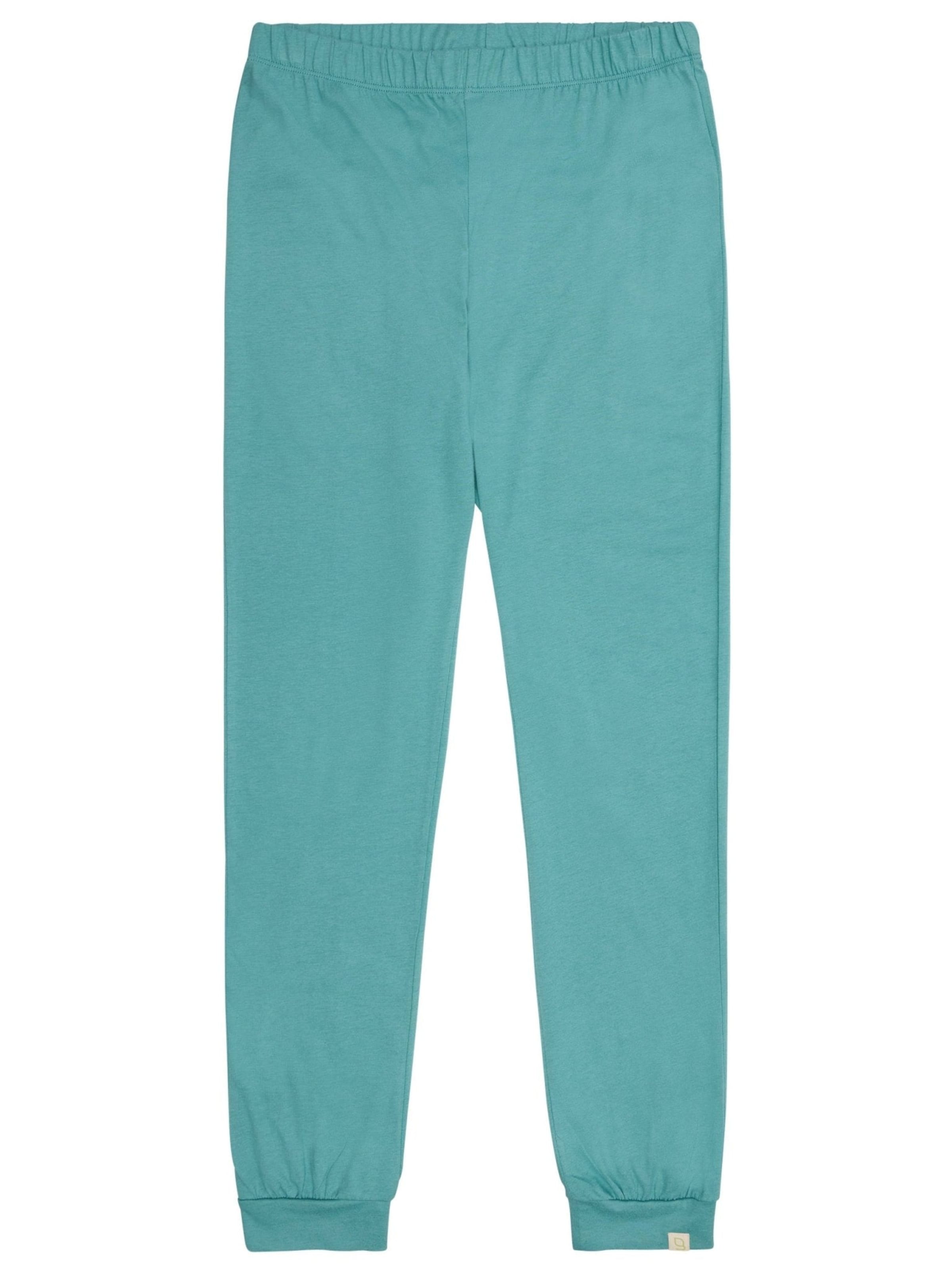 greenjama Pajama Pants in Green: front