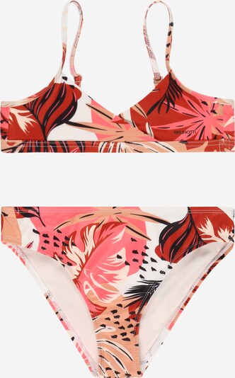 Brunotti Kids Bikini 'Karshika' u marelica / koraljna / narančasto crvena / bijela, Pregled proizvoda