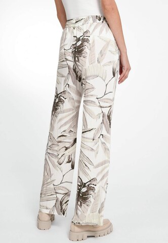 Peter Hahn Wide leg Pants 'CORNELIA' in Beige