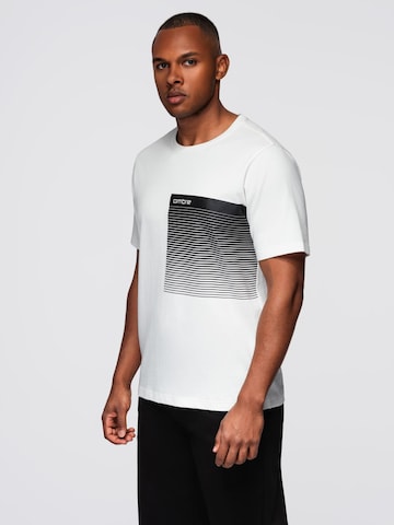balts Ombre T-Krekls
