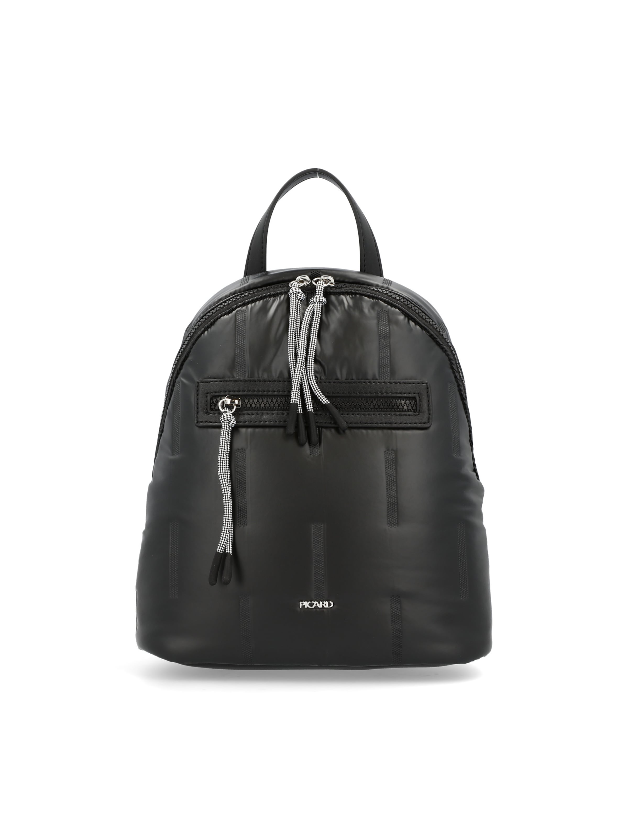 Picard Rucksack 'Arosa' in Schwarz: Vorderseite