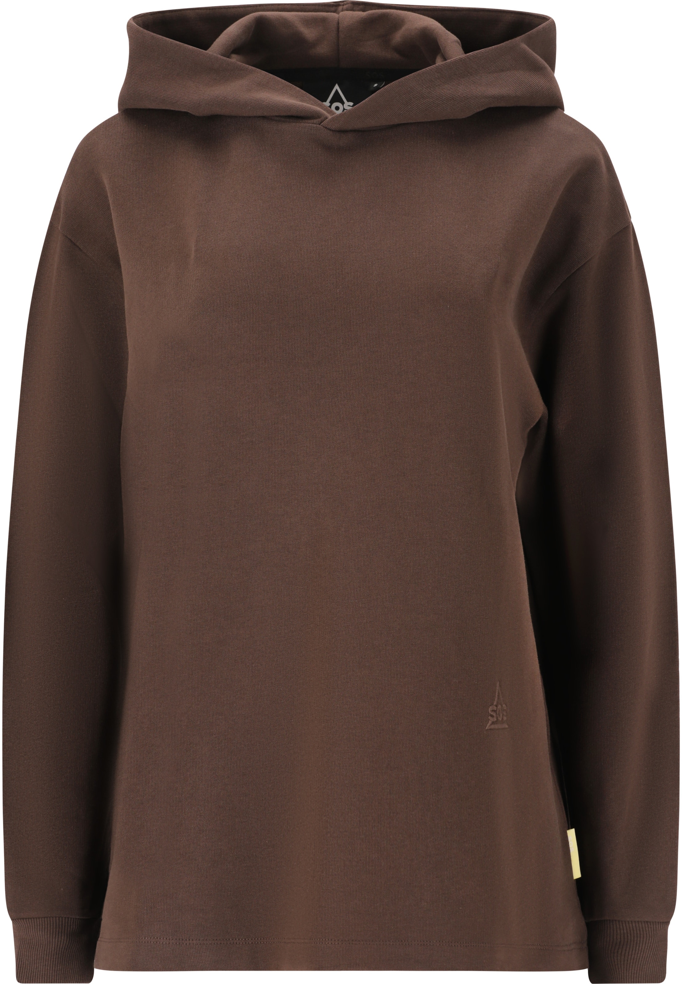 SOS Sports sweatshirt 'Bovec' in Brown: front
