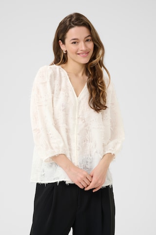 Kaffe Blouse 'Pariva' in Wit: voorkant