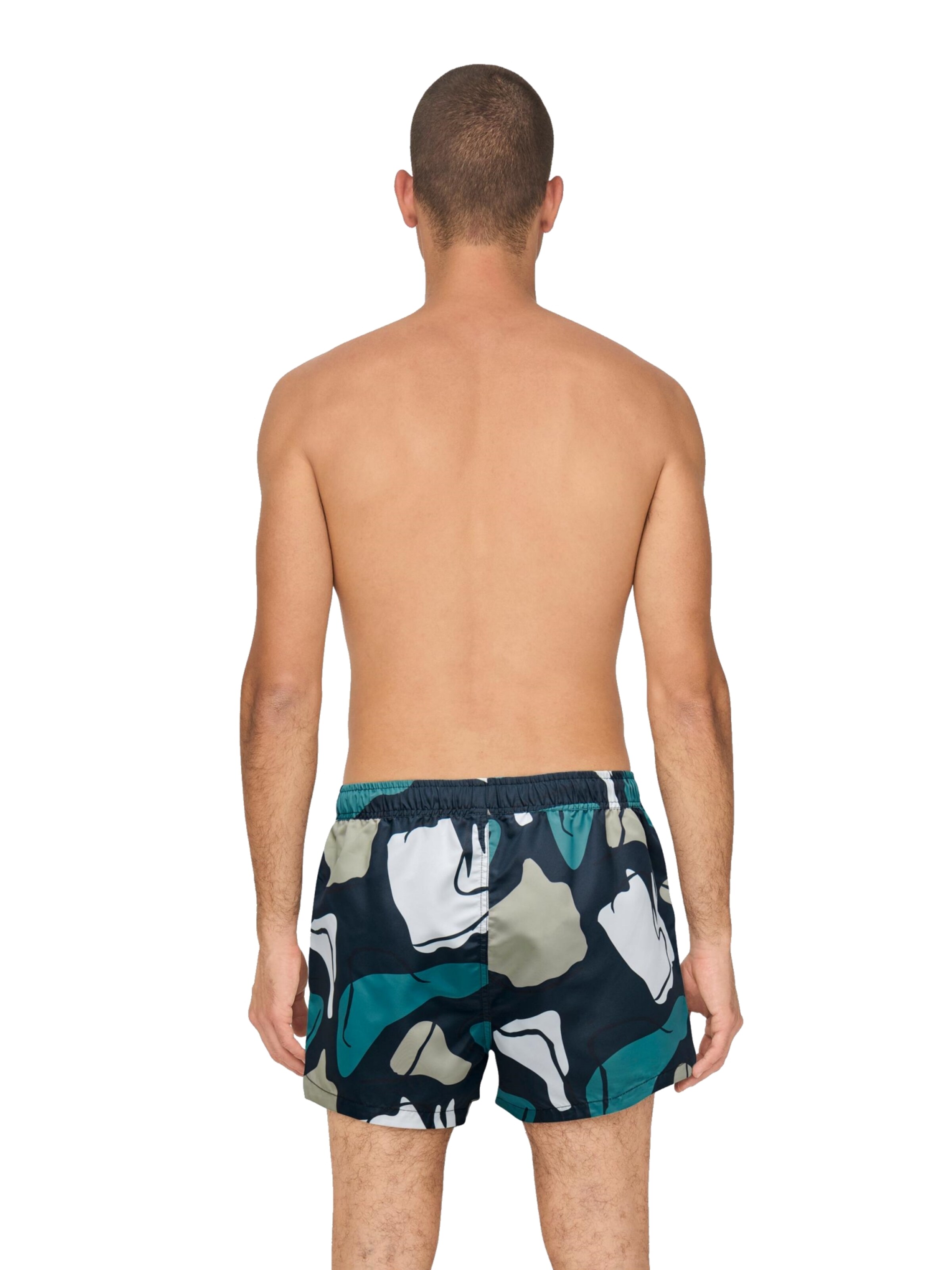 Only & Sons Zwemshorts 'ONSTodd' in Blauw