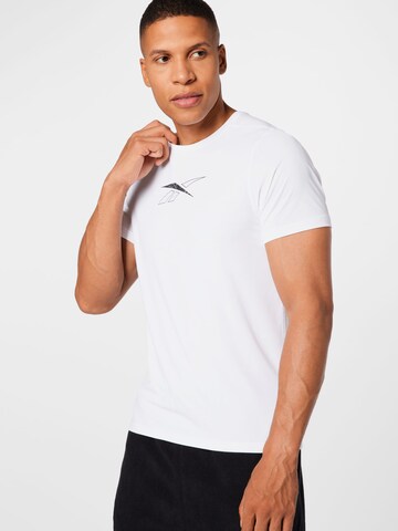 T-Shirt fonctionnel 'Workout Ready' Reebok en blanc : devant