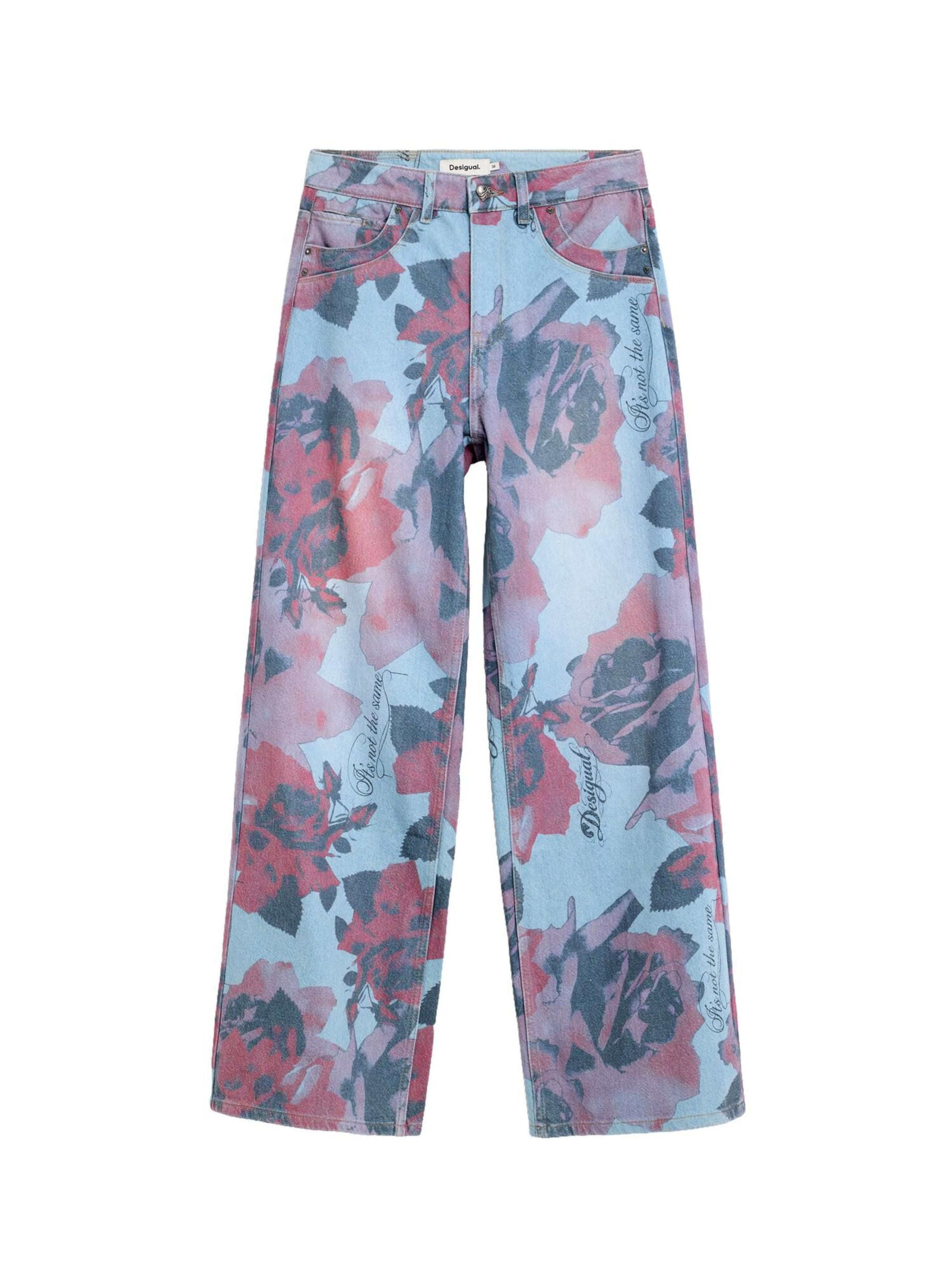 Desigual Wide leg Jeans in Blue: front