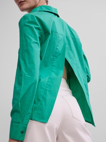 Camicia da donna 'Vida' di PIECES in verde