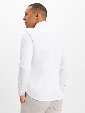 Coupe slim Chemise business ' Pares ' JOOP! en blanc