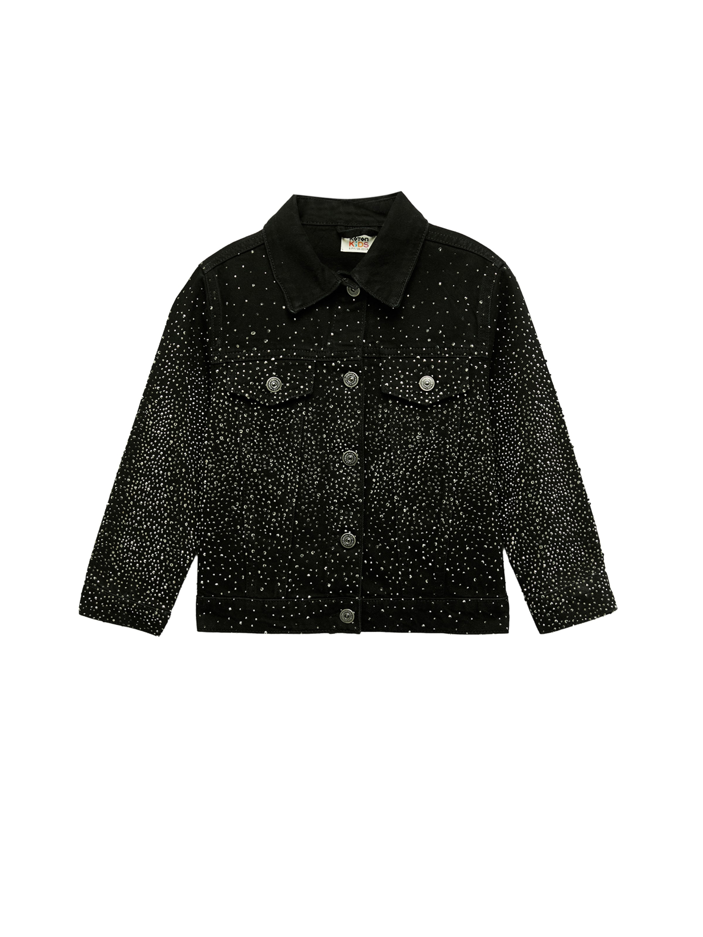 Koton Between-season jacket in Black: front