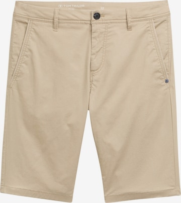 TOM TAILOR Slimfit Shorts in Beige: Vorderseite