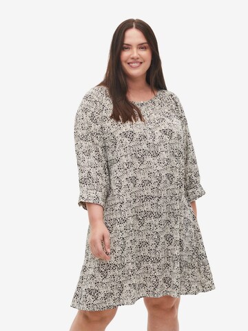 Zizzi Tunic 'ROSE' in White: front