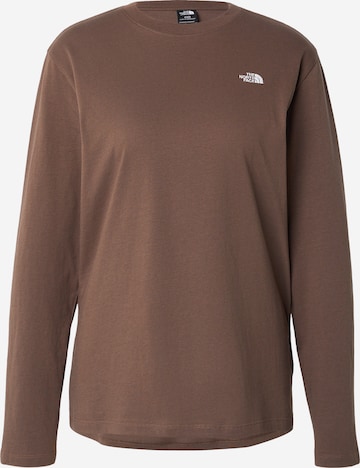 THE NORTH FACE Póló 'ESSENTIAL SIMPLE DOME' - barna: elől