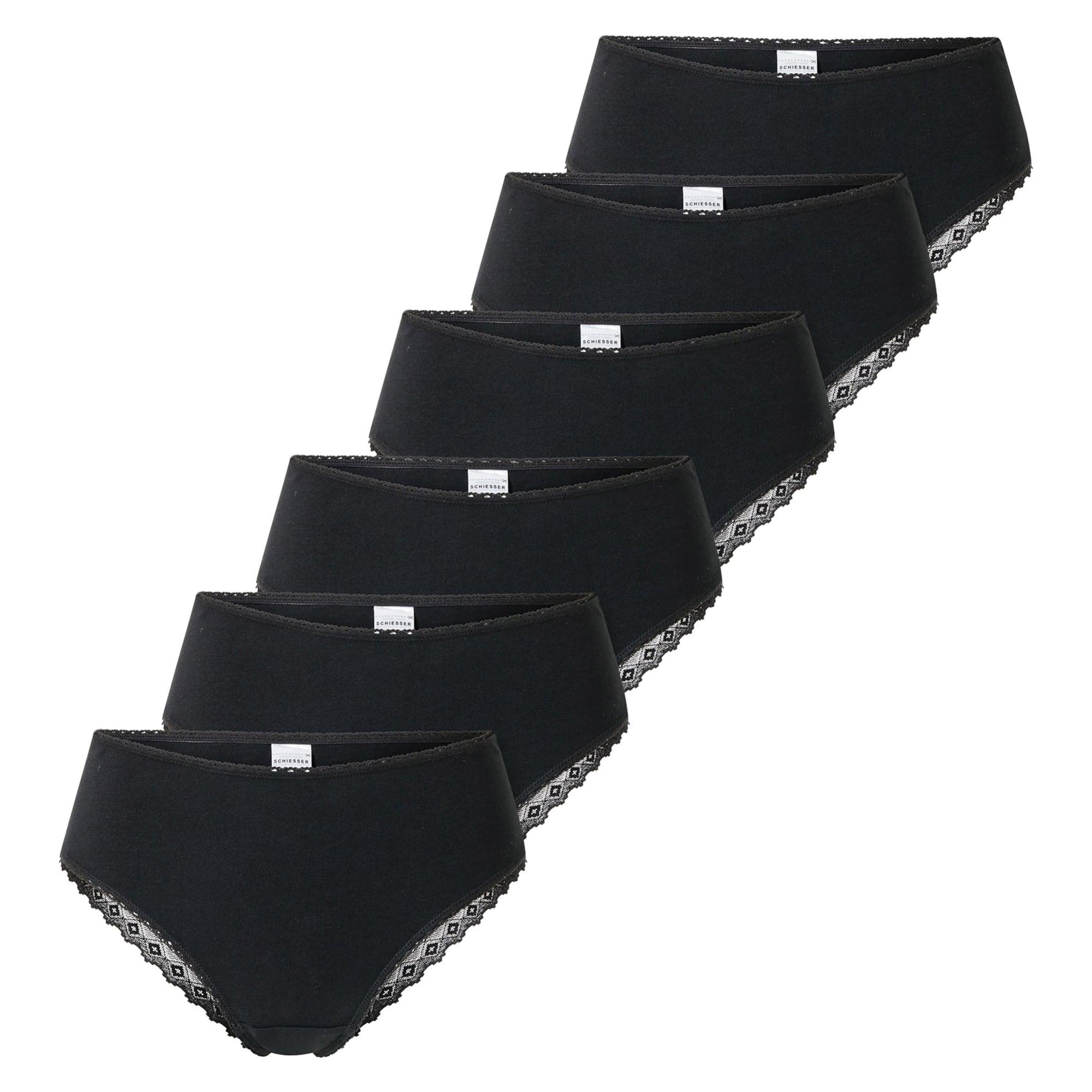 SCHIESSER Slip in Schwarz: Vorderseite