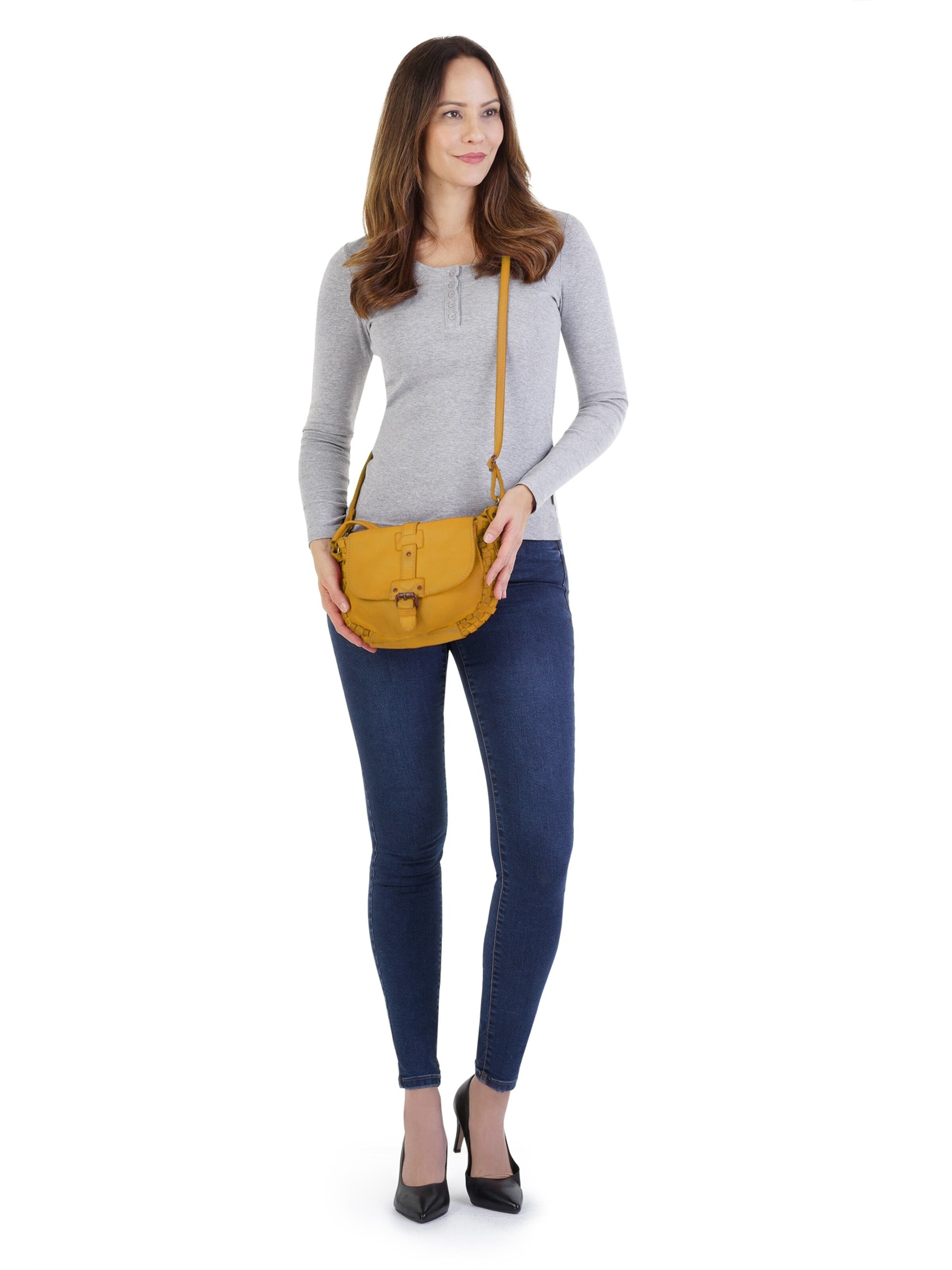 Cluty - Bolso de hombro en amarillo