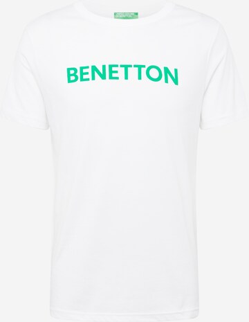 T-Shirt UNITED COLORS OF BENETTON en blanc : devant