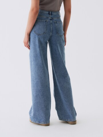 RÆRE by Lorena Rae Wide leg Jeans 'Cora Tall' in Blauw