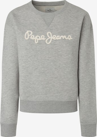 Pepe Jeans Sweatshirt 'Nanettes' in Grau: predná strana