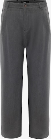 Antiochregular Hlače s naborima - siva boja: prednji dio