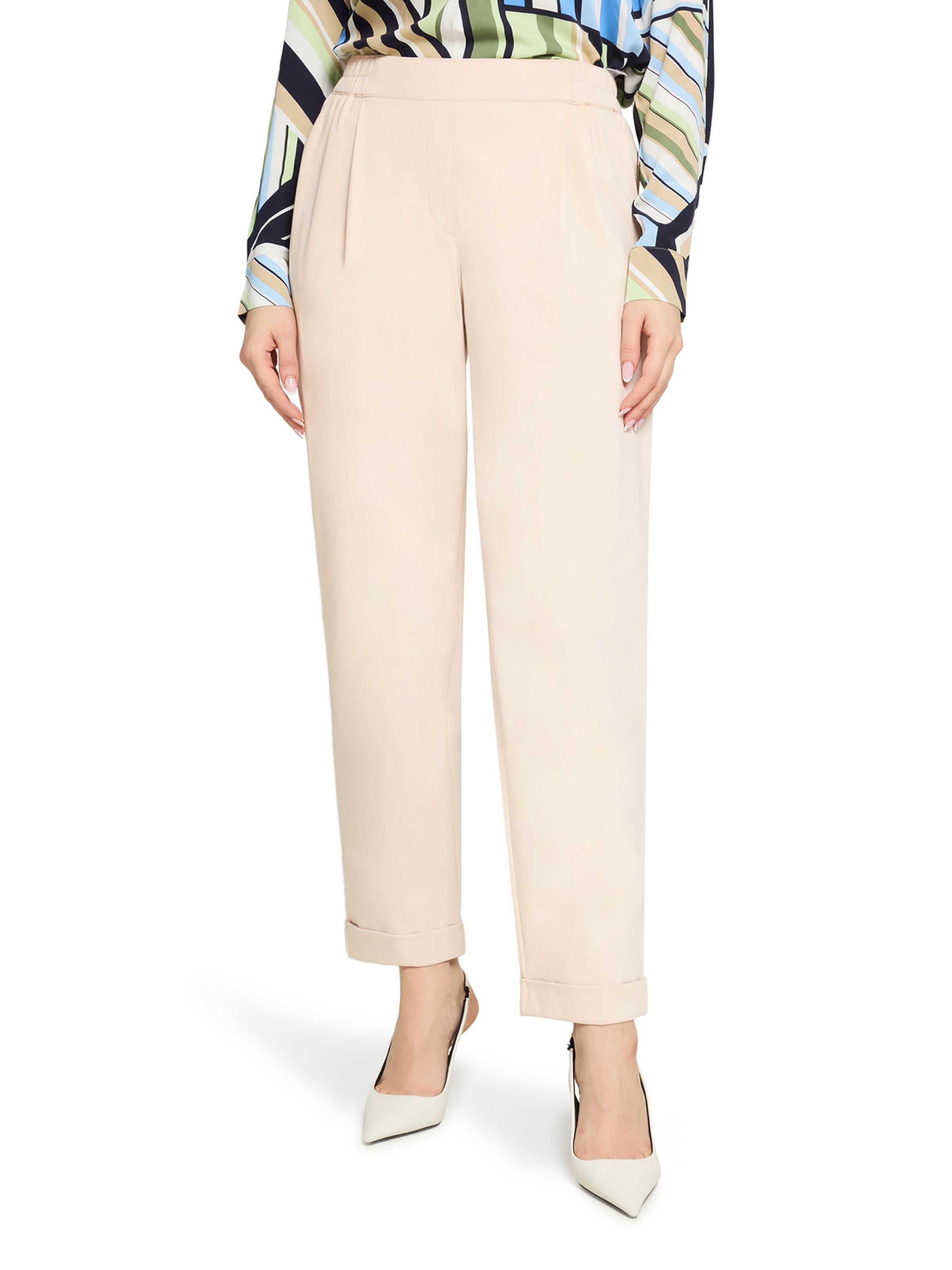 Loosefit Pantaloni di Betty Barclay in beige: frontale