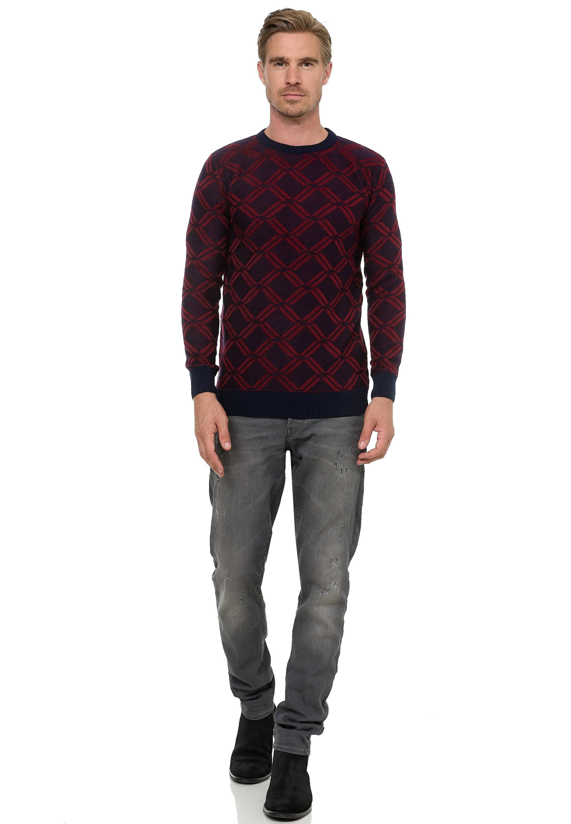 Rusty Neal Pullover in Rot