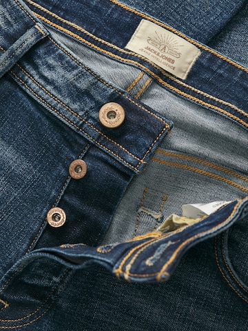 JACK & JONES Slimfit Kavbojke 'JJIGlenn JJCole' | modra barva