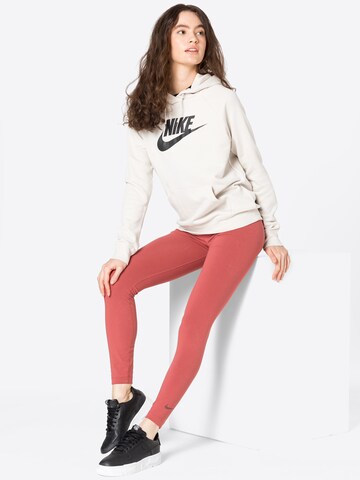 Nike Sportswear Skinny Legginsy 'Club' w kolorze czerwony