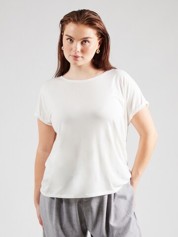 Vero Moda Curve - Camiseta 'Aya' en blanco: frente