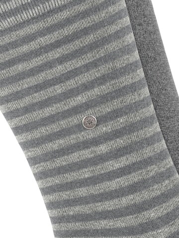 BURLINGTON Socks 'Everyday Stripe 2-Pack' in Grey