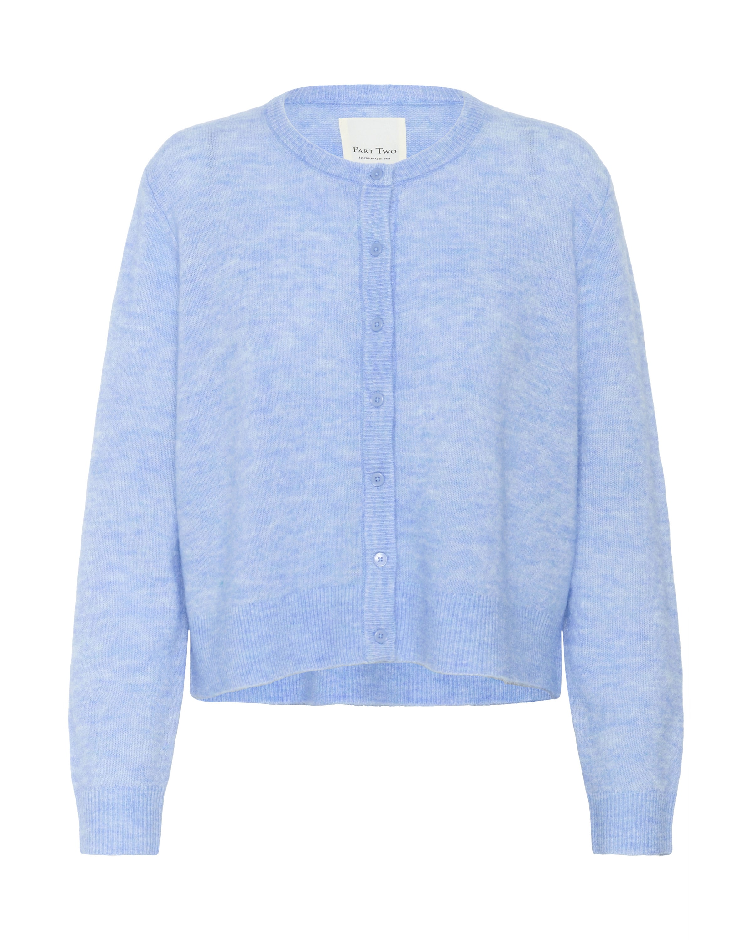 Part Two Cardigan i blå: forside