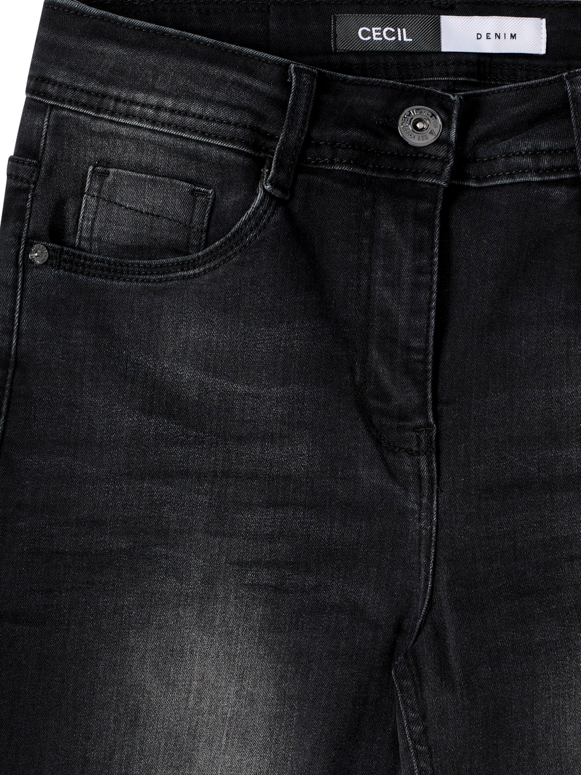 CECIL Slimfit Τζιν 'Toronto' σε μαύρο