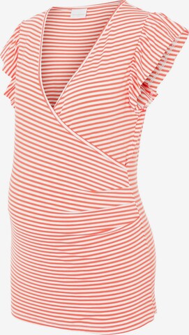 MAMALICIOUS Shirts 'Gisele' i orange: forside