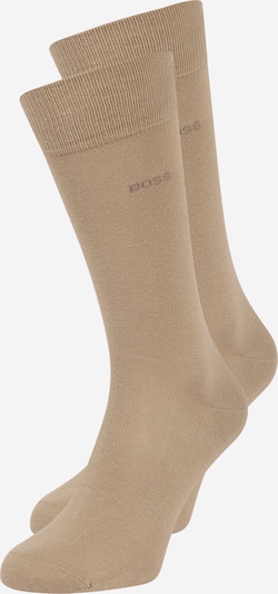 BOSS Chaussettes '2P RS Uni CC' en beige foncé / marron, Vue avec produit