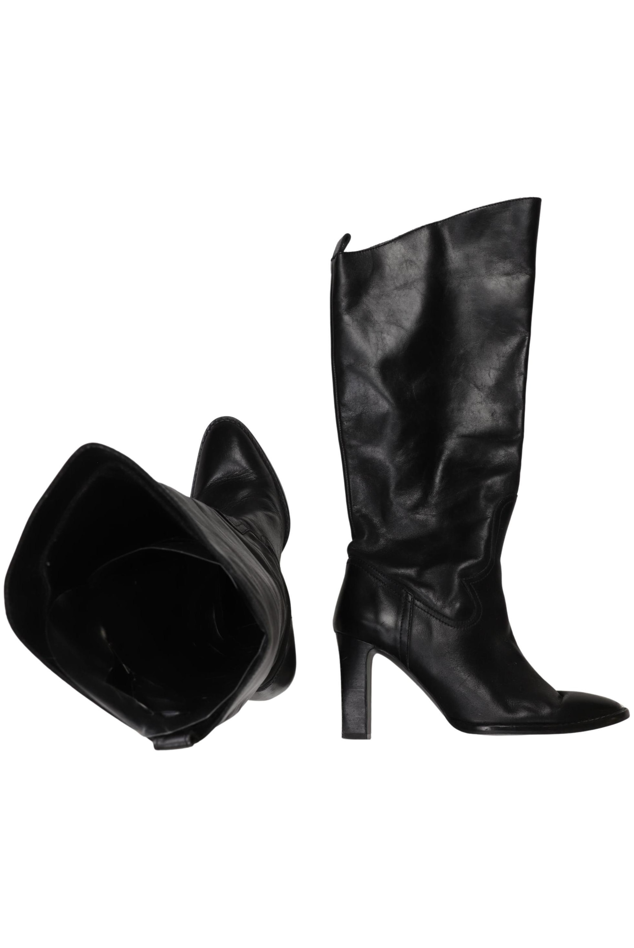 ZARA Dress Boots in 38 in Black: front