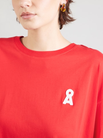 ARMEDANGELS Tričko 'FIETAA' – červená